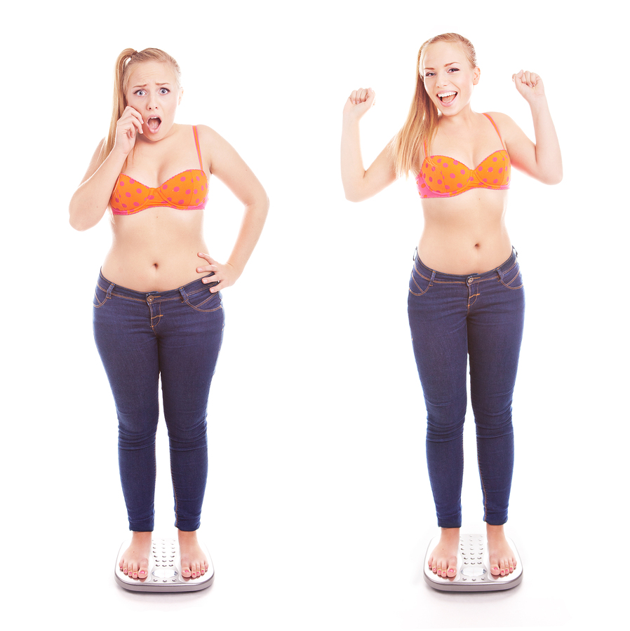 weight loss before and after stomach teens